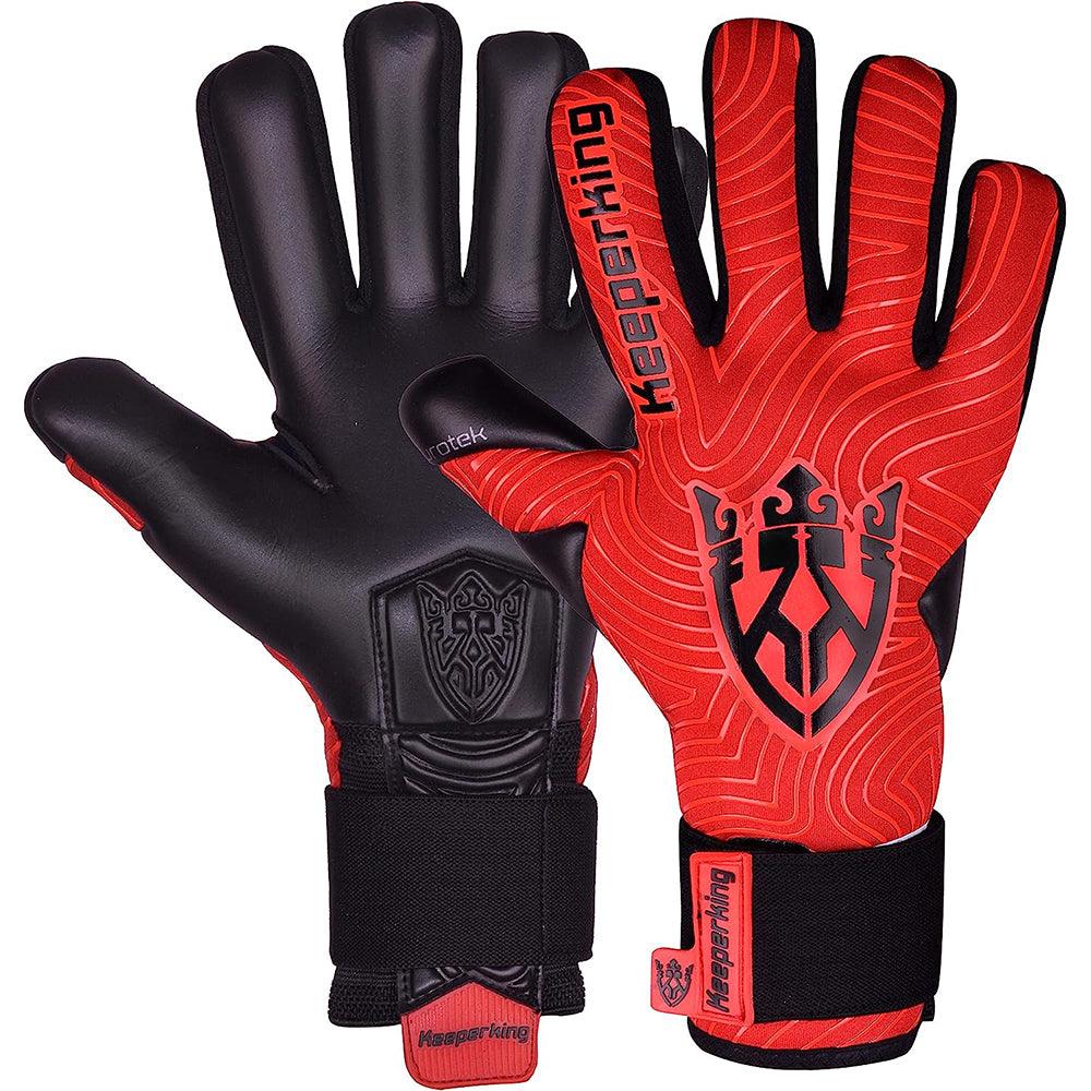 Eurotek Red-Black-Negative Cut Goalkeeper Glove
