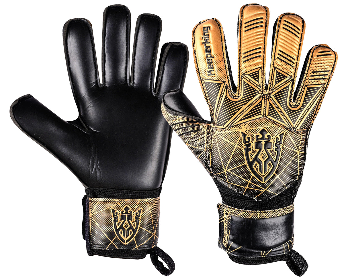 ALPHA GOLDEN WITH FINGERSAVE goalkeeper gloves