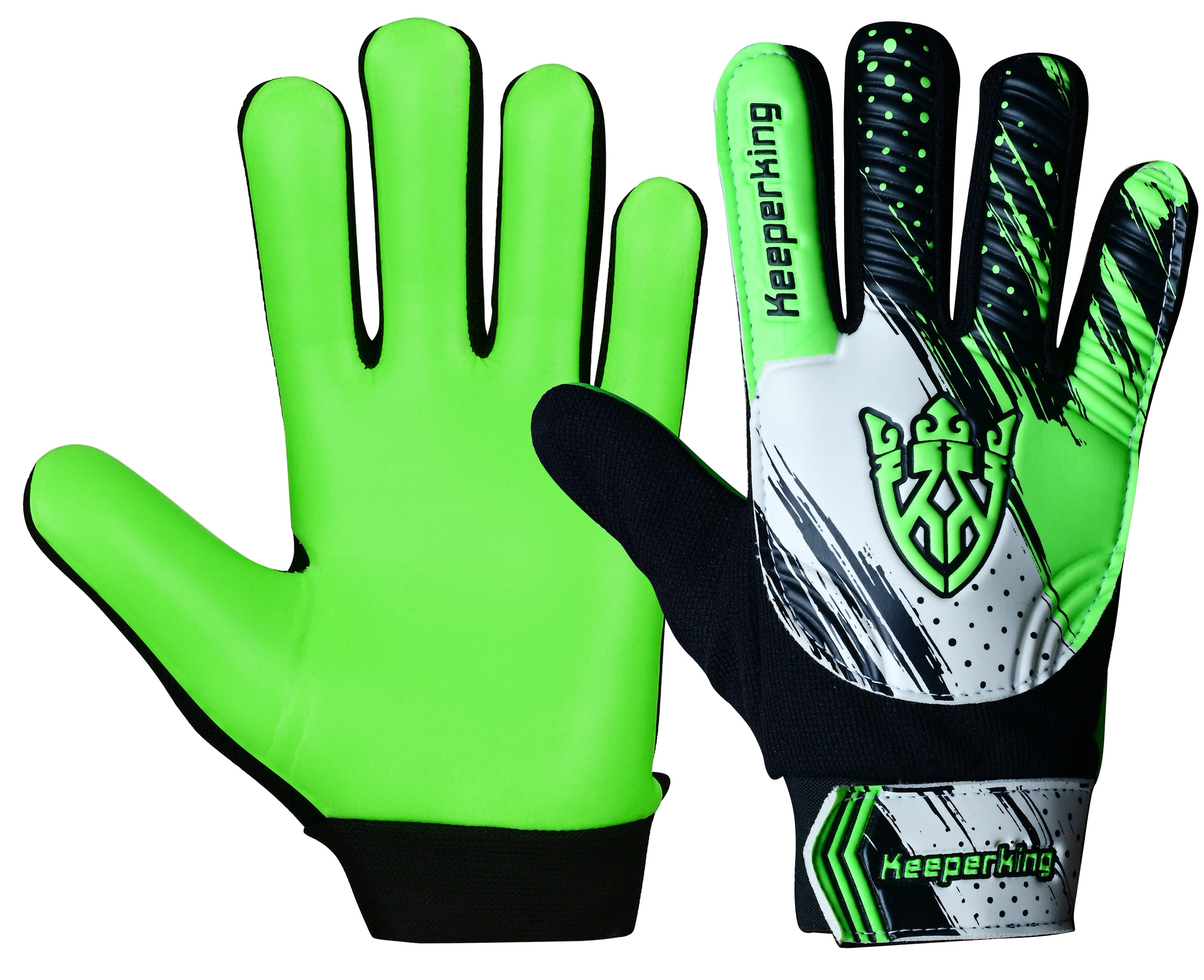 CLAWXEN GREEN children's goalkeeper gloves