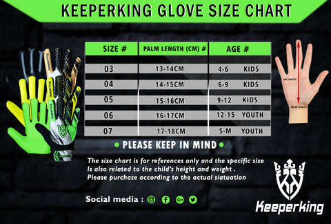 CLAWXEN GOLDEN children's goalkeeper gloves