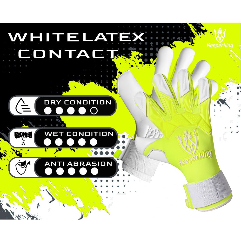 Gladiator Gelb Negative Cut Erwachsene Torwarthandschuhe - Keeperking