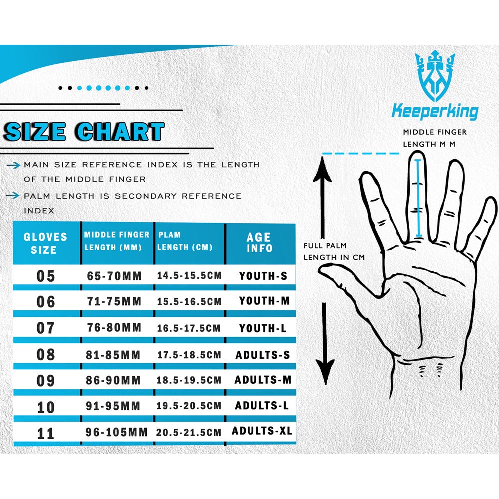 Orange Alpha Kinder Torwarthandschuhe mit Fingersave | KEEPERKING - Keeperking