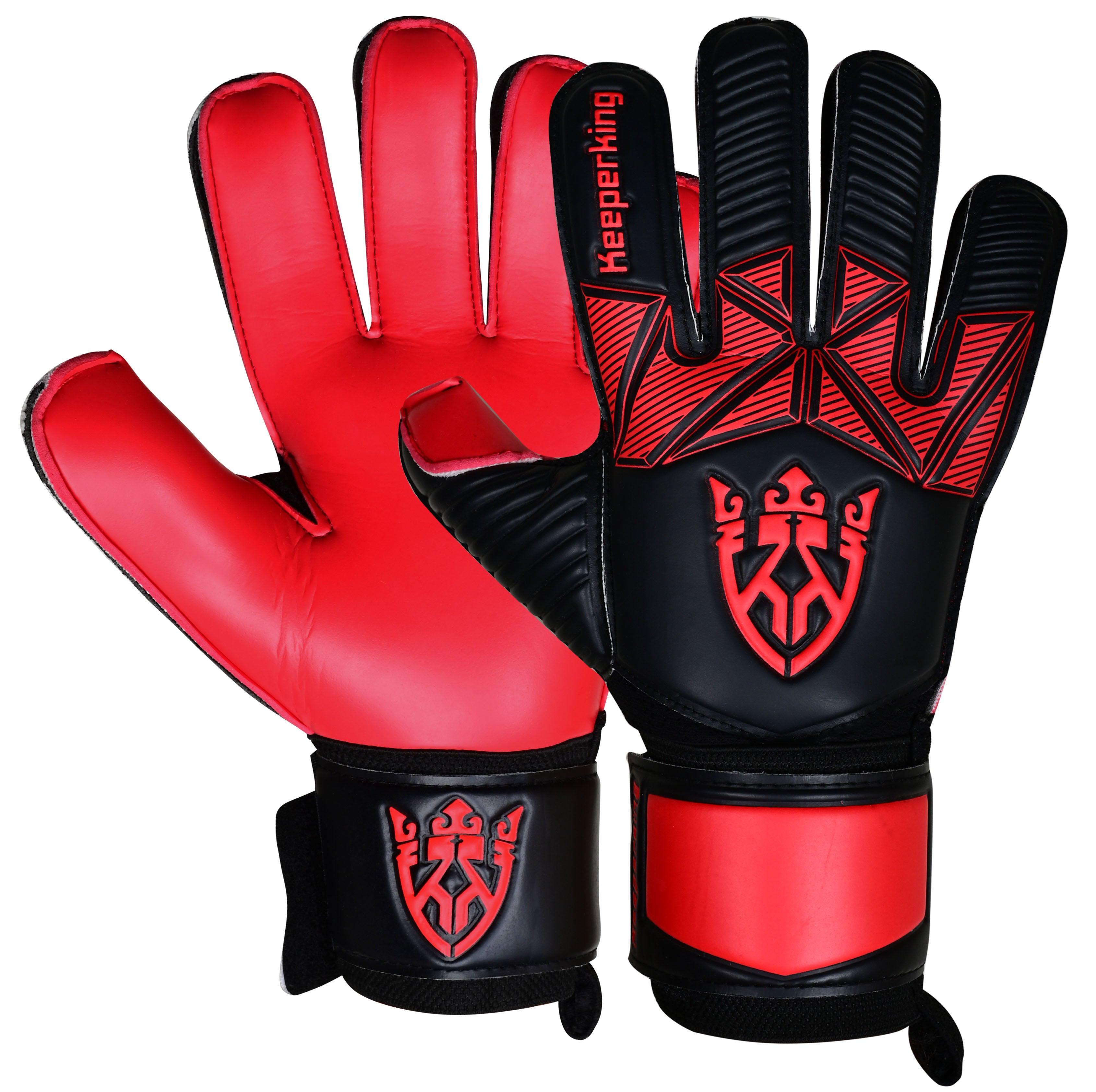 ALPHA RED WITHOUT FINGERSAVE goalkeeper gloves