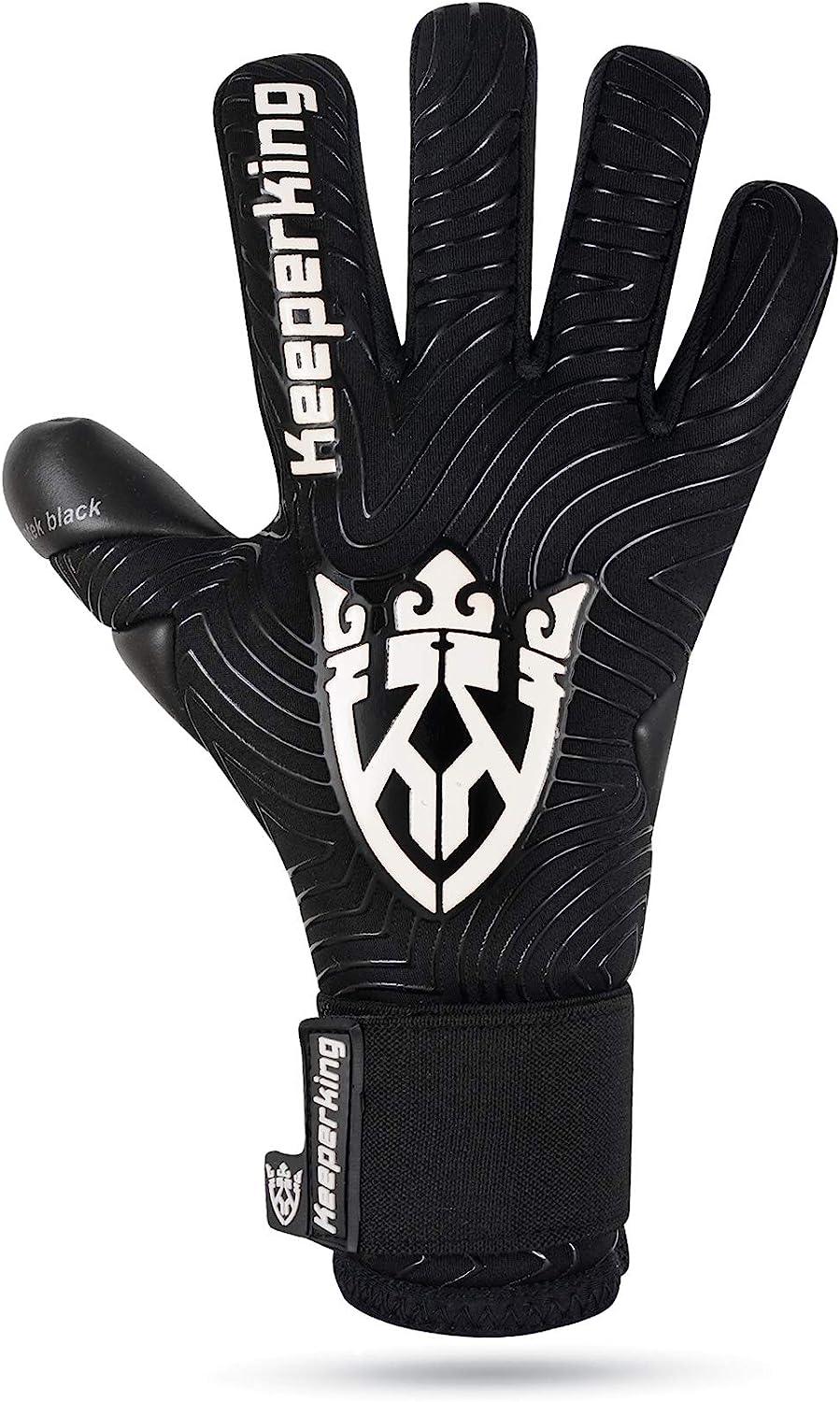 Eurotek Schwarz - Weiß - Negative Schnitt Torwarthandschuh - Keeperking