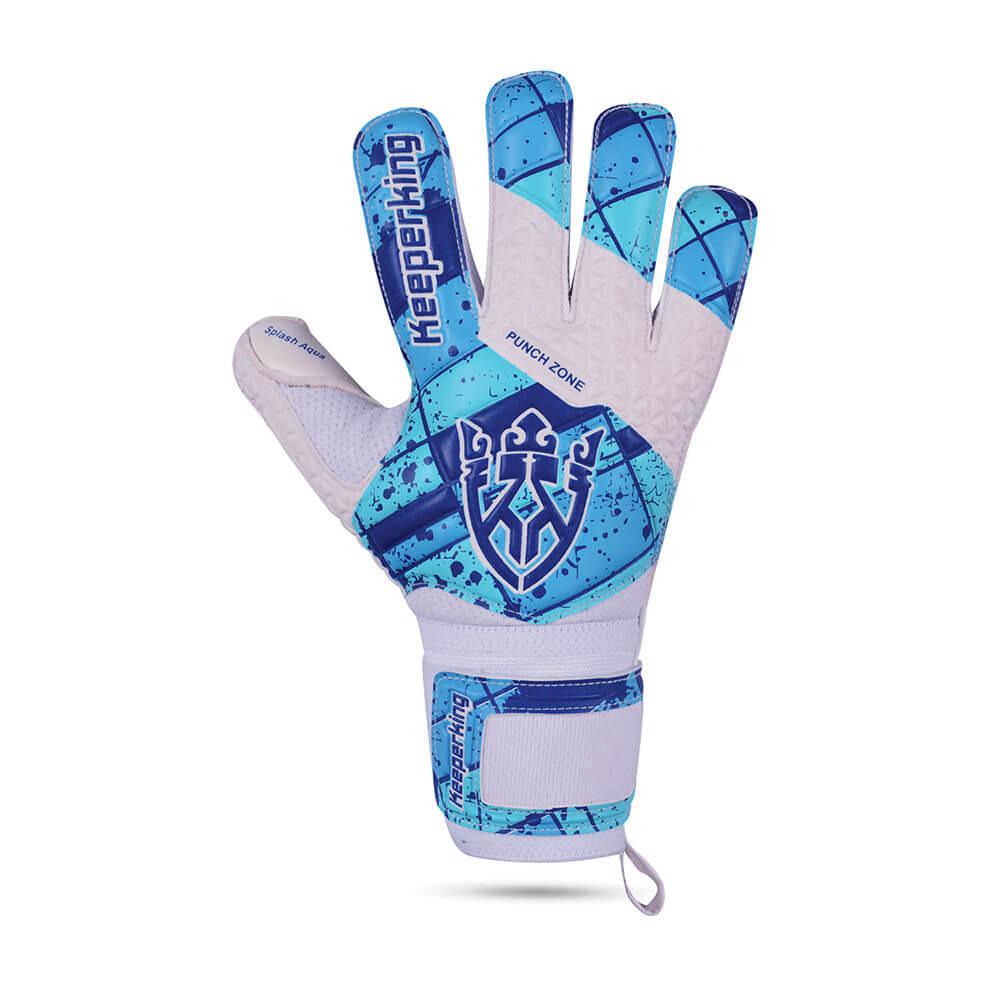 Splash Wieß, Cynblue Kinder Torwarthandschuhe - Keeperking