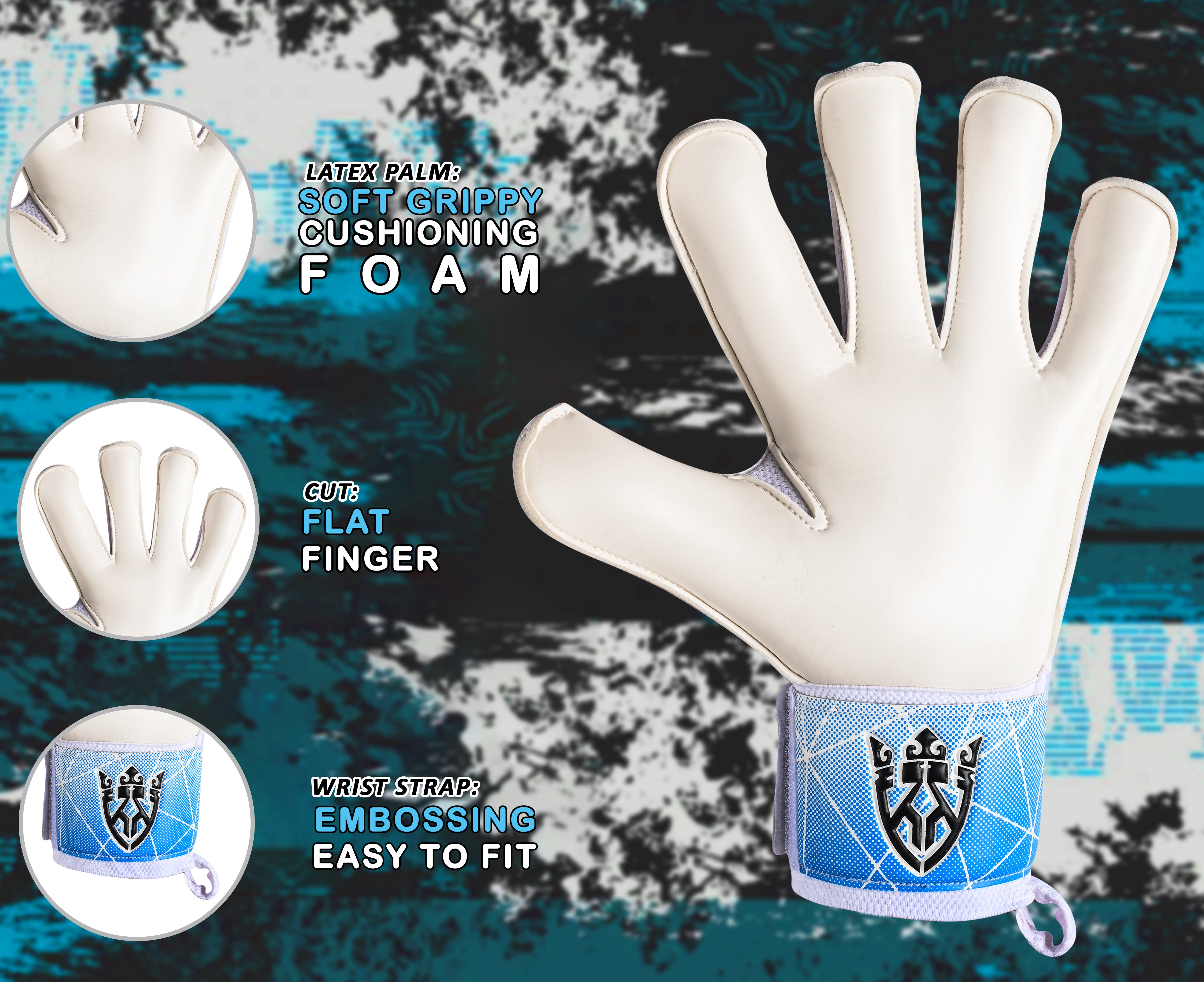 Front Detail Kinder Torwarthandschuhe