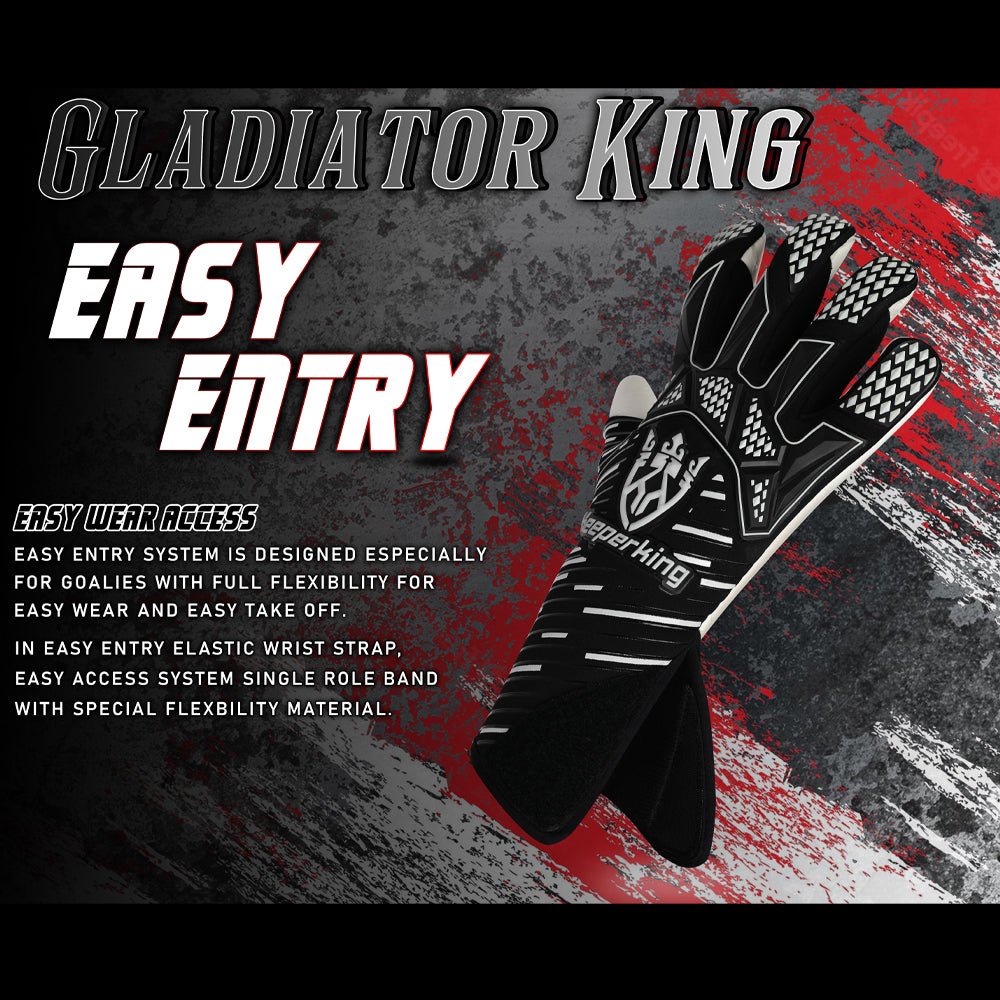 Gladiator King Negative Cut Erwachsene Torwarthandschuhe - Keeperking