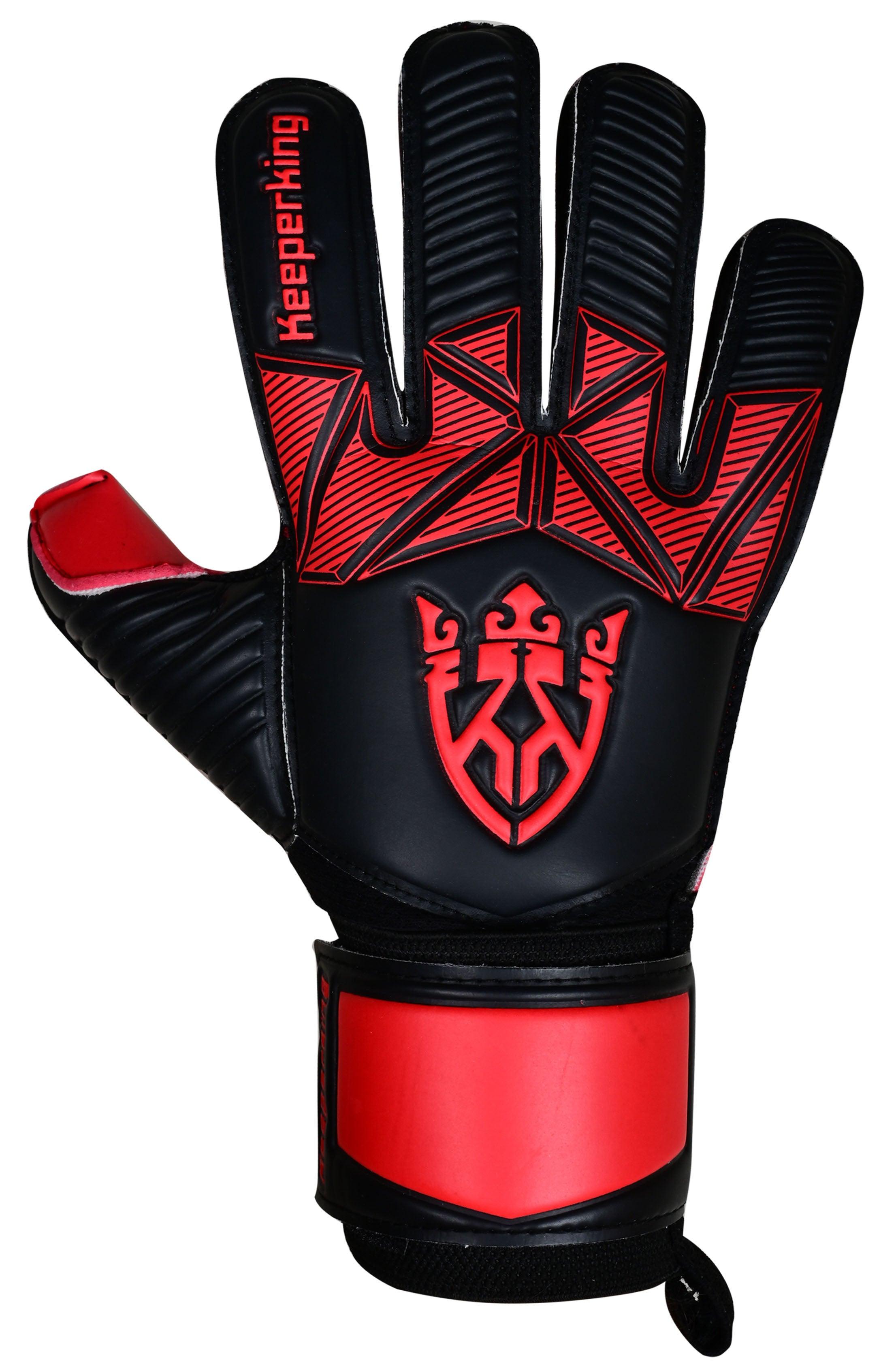 ALPHA ROT OHNE FINGERSAVE Torwarthandschuhe - Keeperking