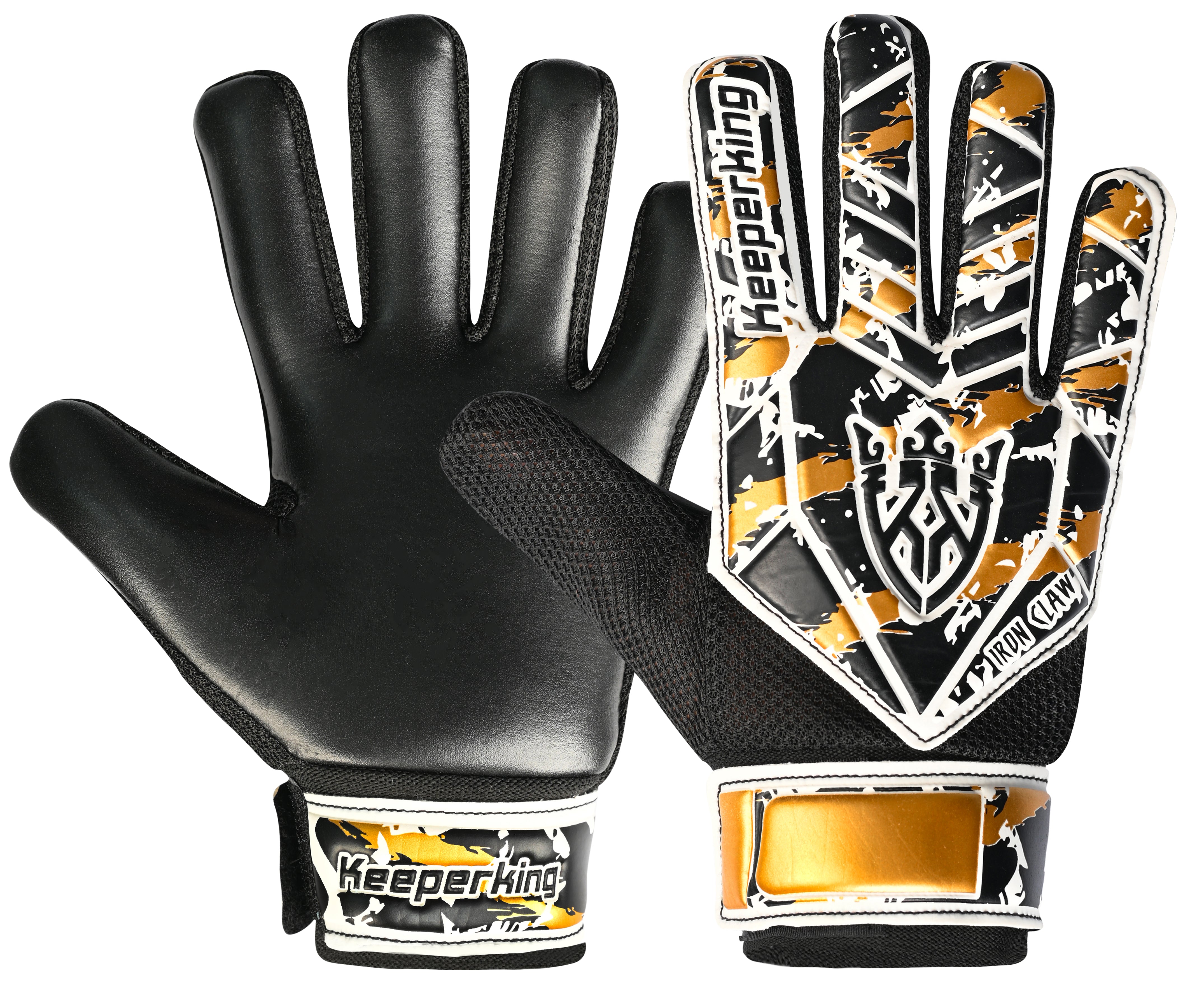 Iron Claw Golden Kinder-Torwarthandschuhe