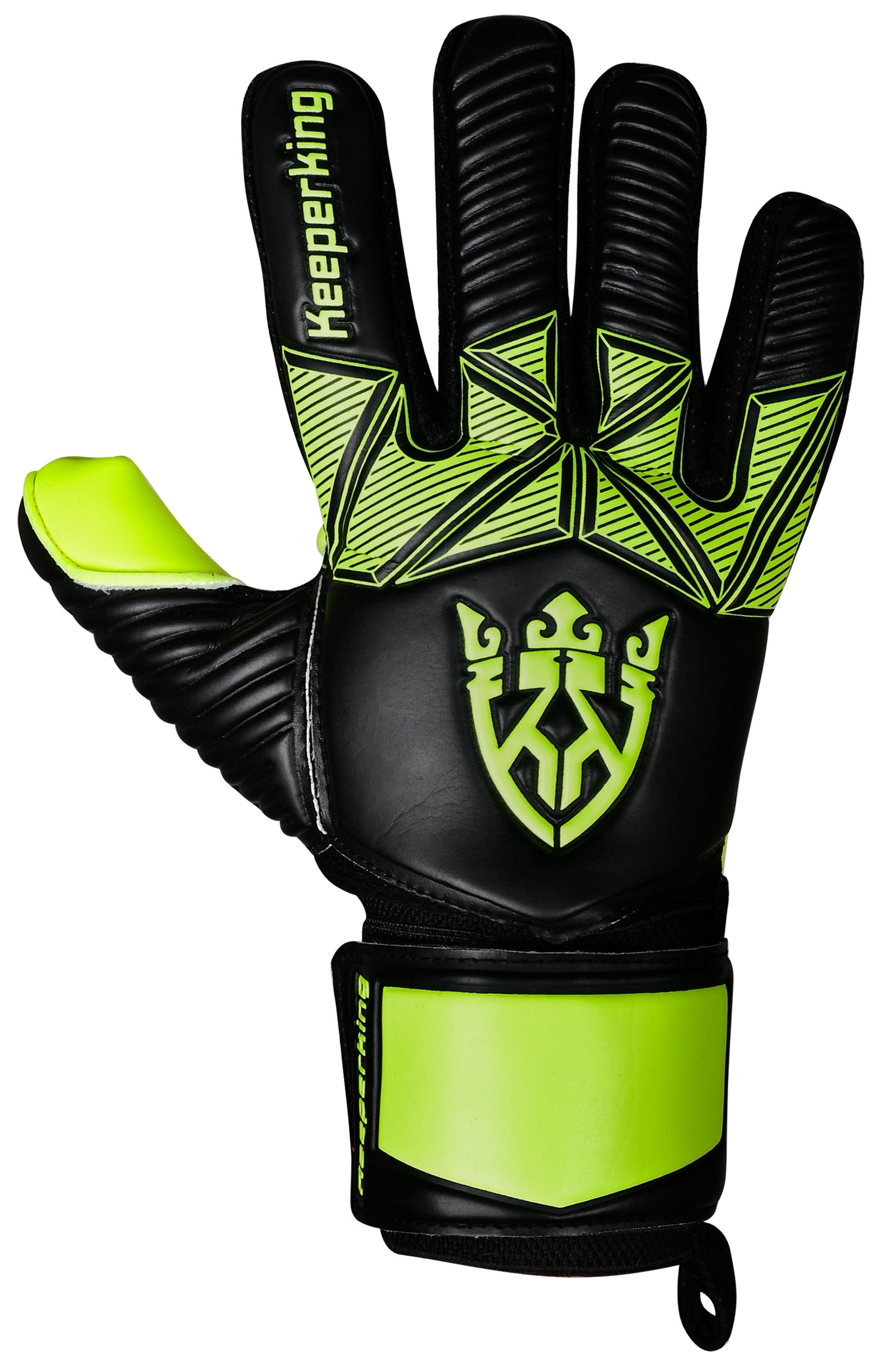 ALPHA LIGHT GREEN WITHOUT FINGERSAVE goalkeeper gloves