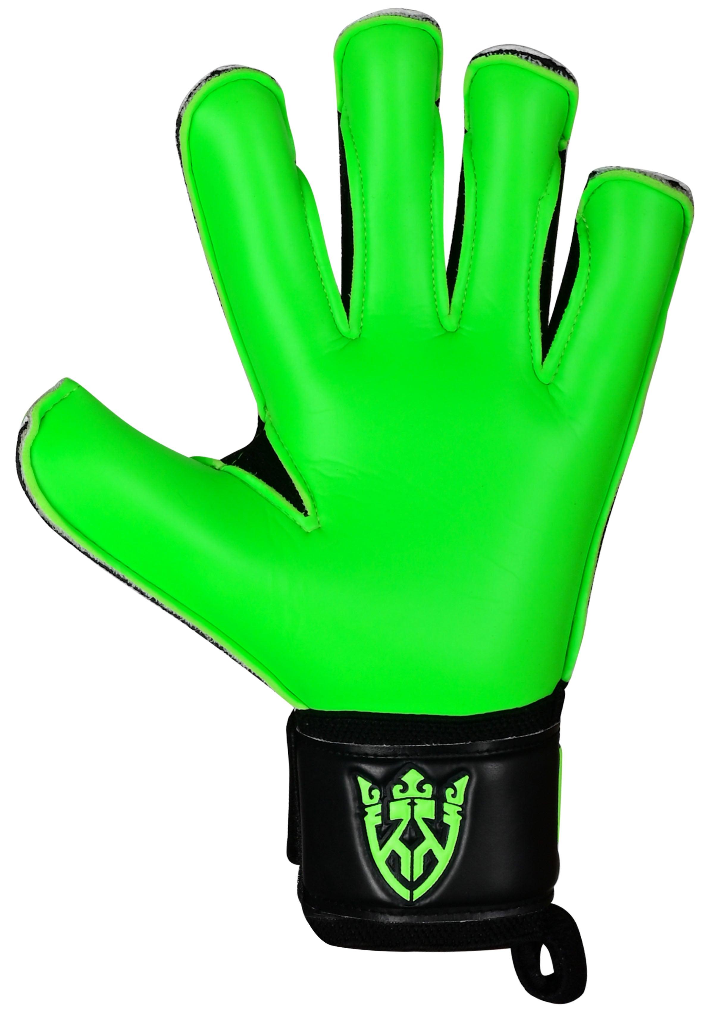 ALPHA DARK GREEN WITHOUT FINGERSAVE goalkeeper gloves
