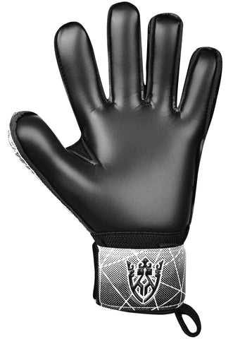 ALPHA BLACK WITH FINGERSAVE goalkeeper gloves
