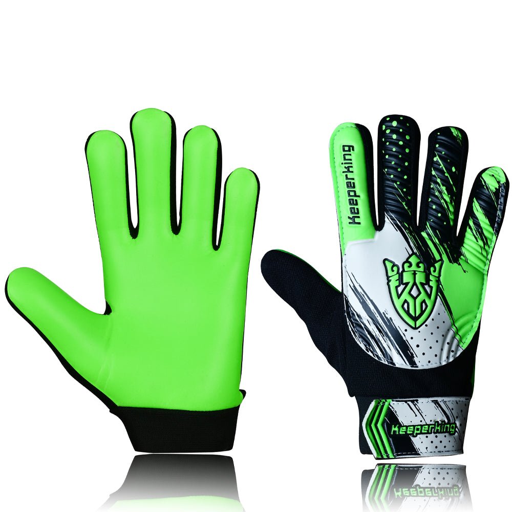 CLAWXEN Grün Kinder Torwarthandschuhe - Keeperking