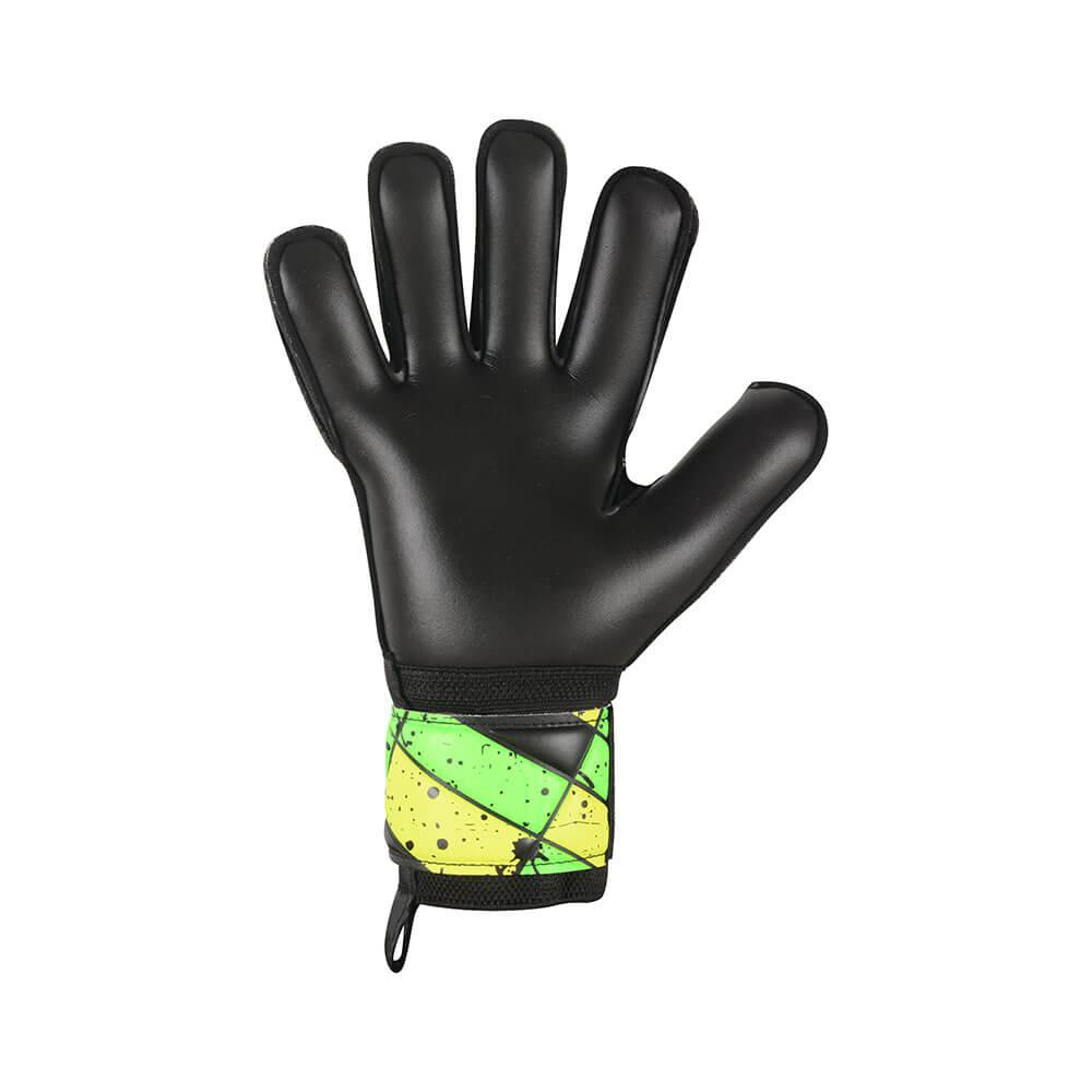 Splash Schwarz, Grün Kinder Torwarthandschuhe - Keeperking