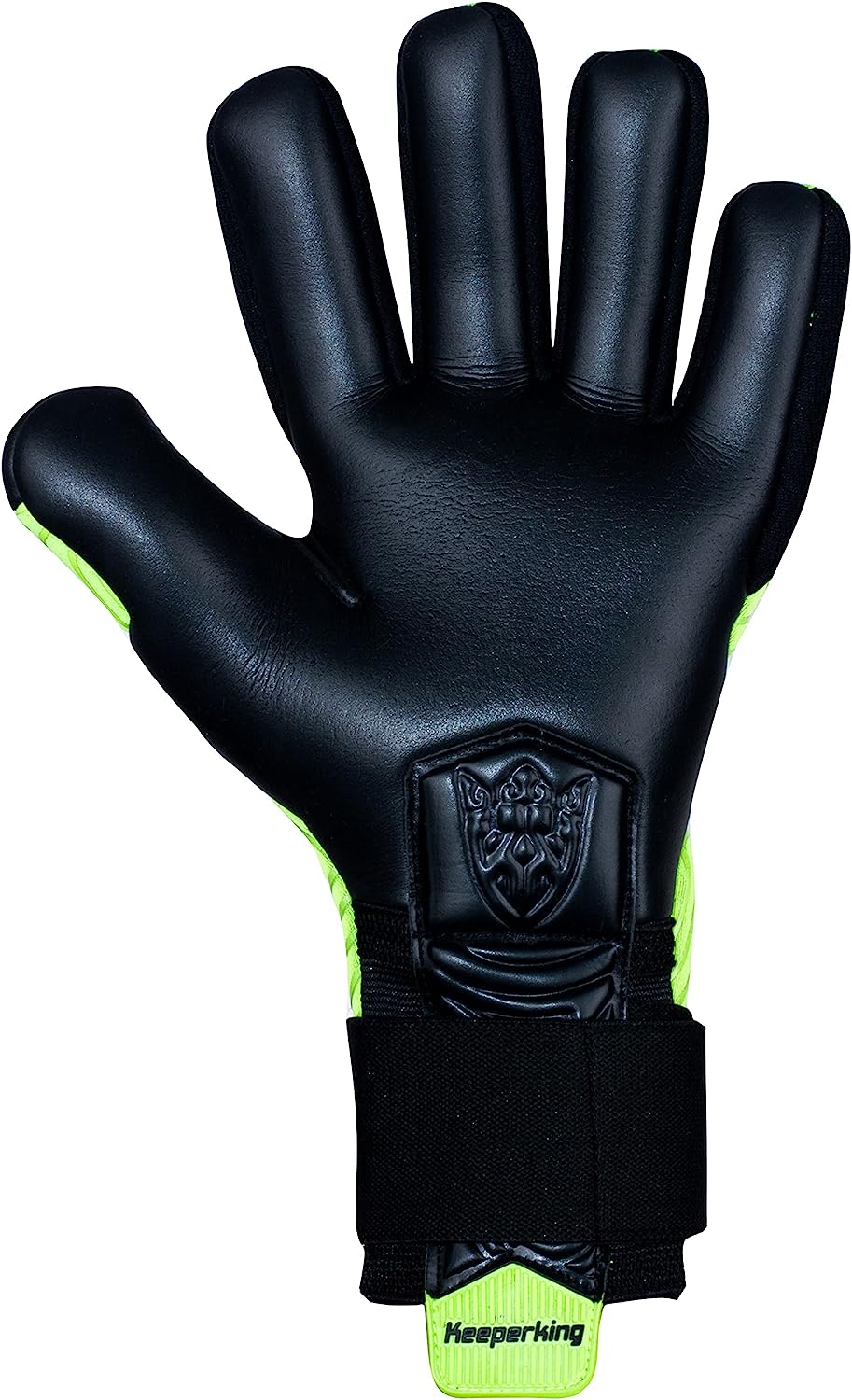 Eurotek Neon - Schwarz - Negative Schnitt Torwarthandschuh - Keeperking