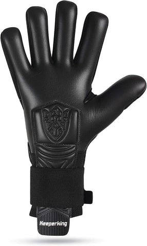 Eurotek black and white negative cut goalkeeper glove