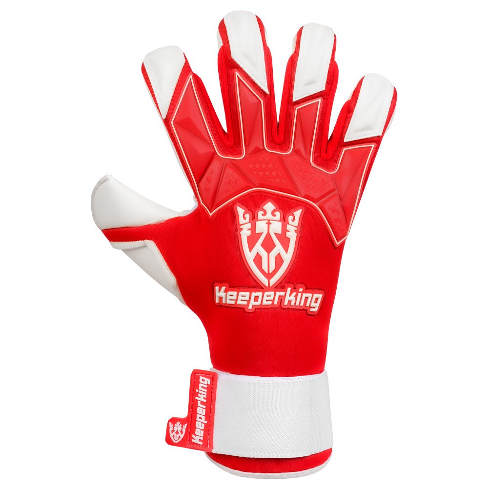 Gladiator Rot Negative Cut Erwachsene Torwarthandschuhe - Keeperking