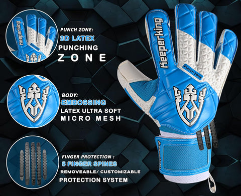 Cyan SP 2.0 children's goalkeeper gloves