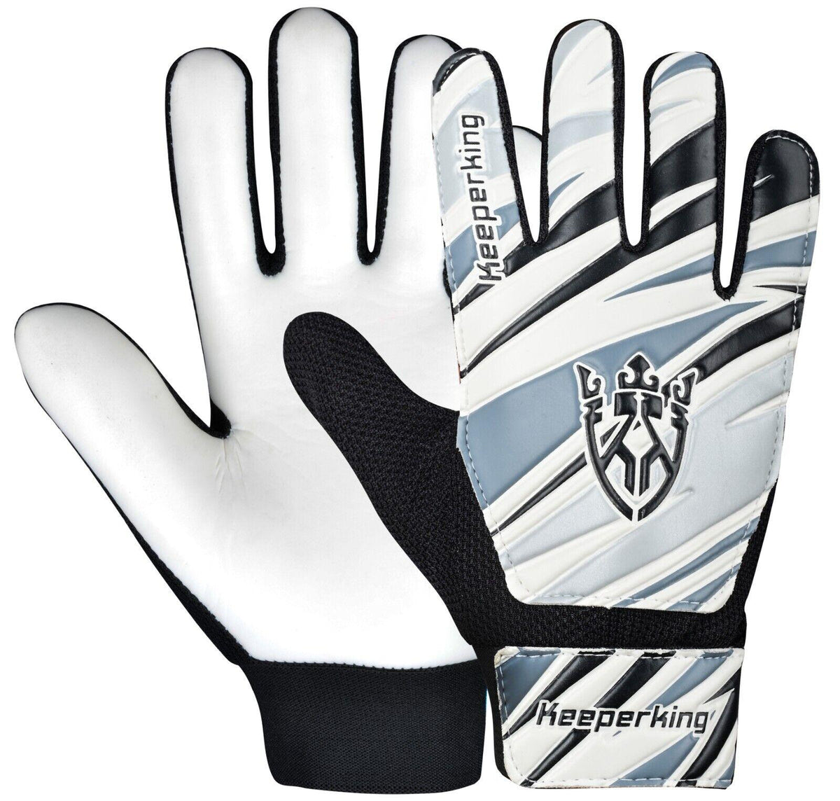 handschuhe weiß kinder Claw Kinder Grau Weiß Torwarthandschuh