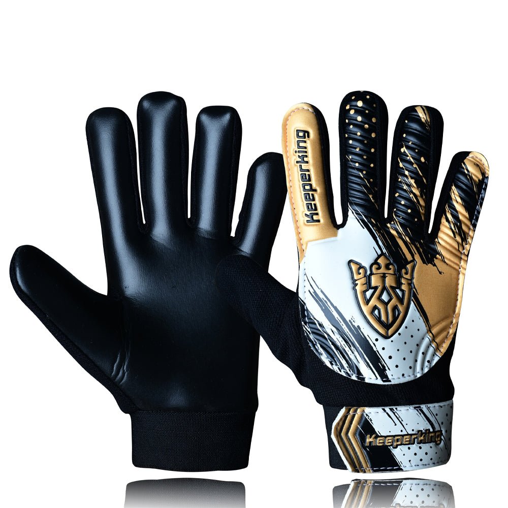 CLAWXEN Golden Kinder Torwarthandschuhe - Keeperking