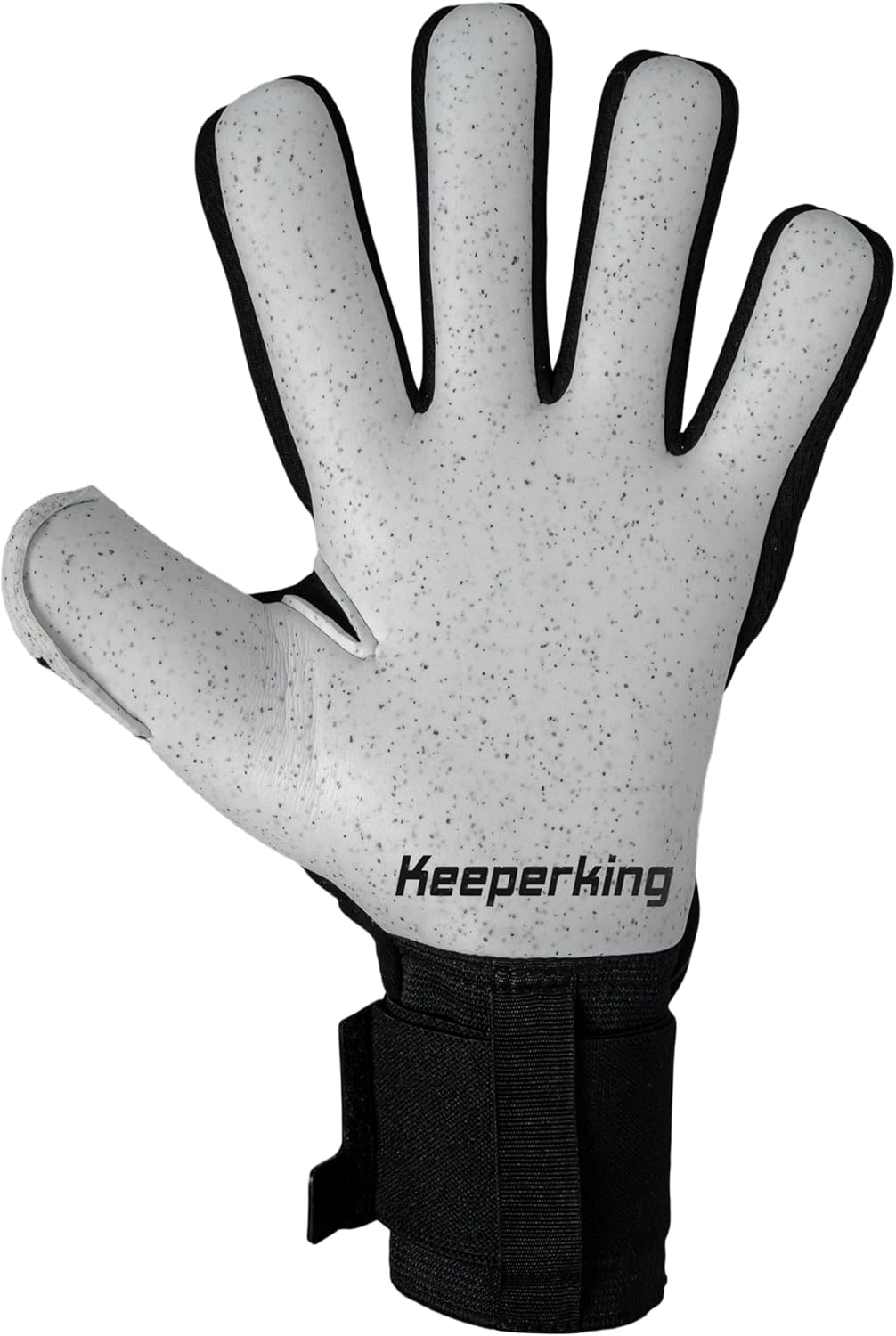 Schwarz professionelle Eurotek2.0 Torwarthandschuhe - Keeperking