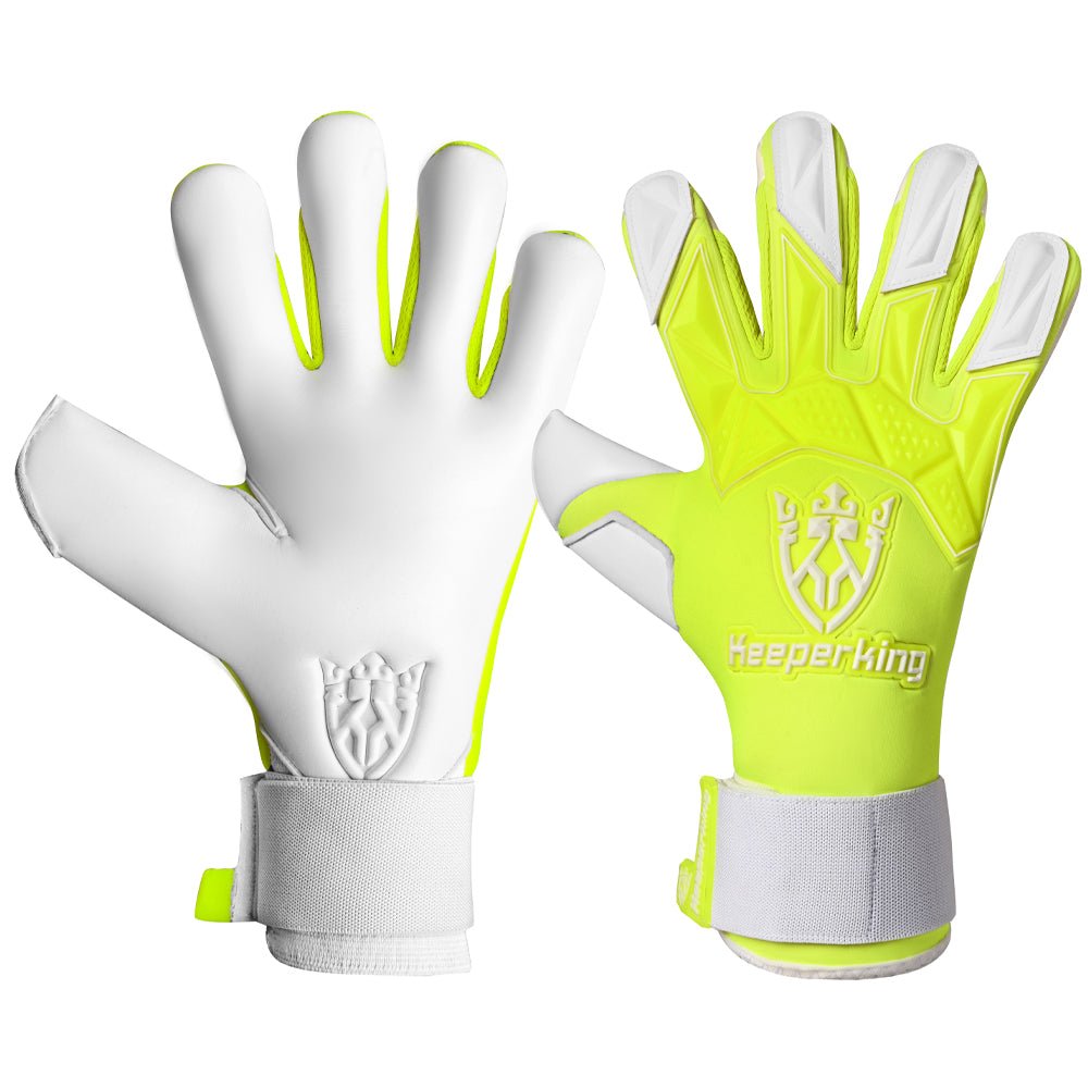 Gladiator Gelb Negative Cut Erwachsene Torwarthandschuhe - Keeperking