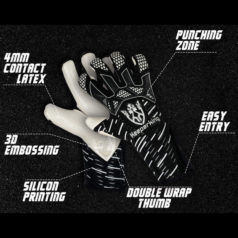 Gladiator King Negative Cut Erwachsene Torwarthandschuhe - Keeperking
