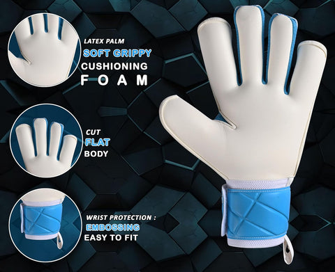 Cyan SP 2.0 children's goalkeeper gloves