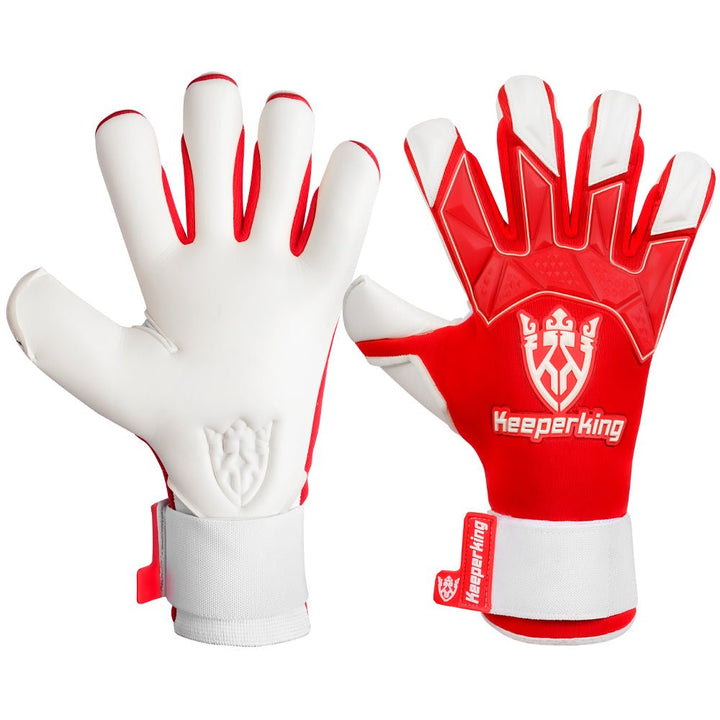 Gladiator Rot Negative Cut Erwachsene Torwarthandschuhe - Keeperking
