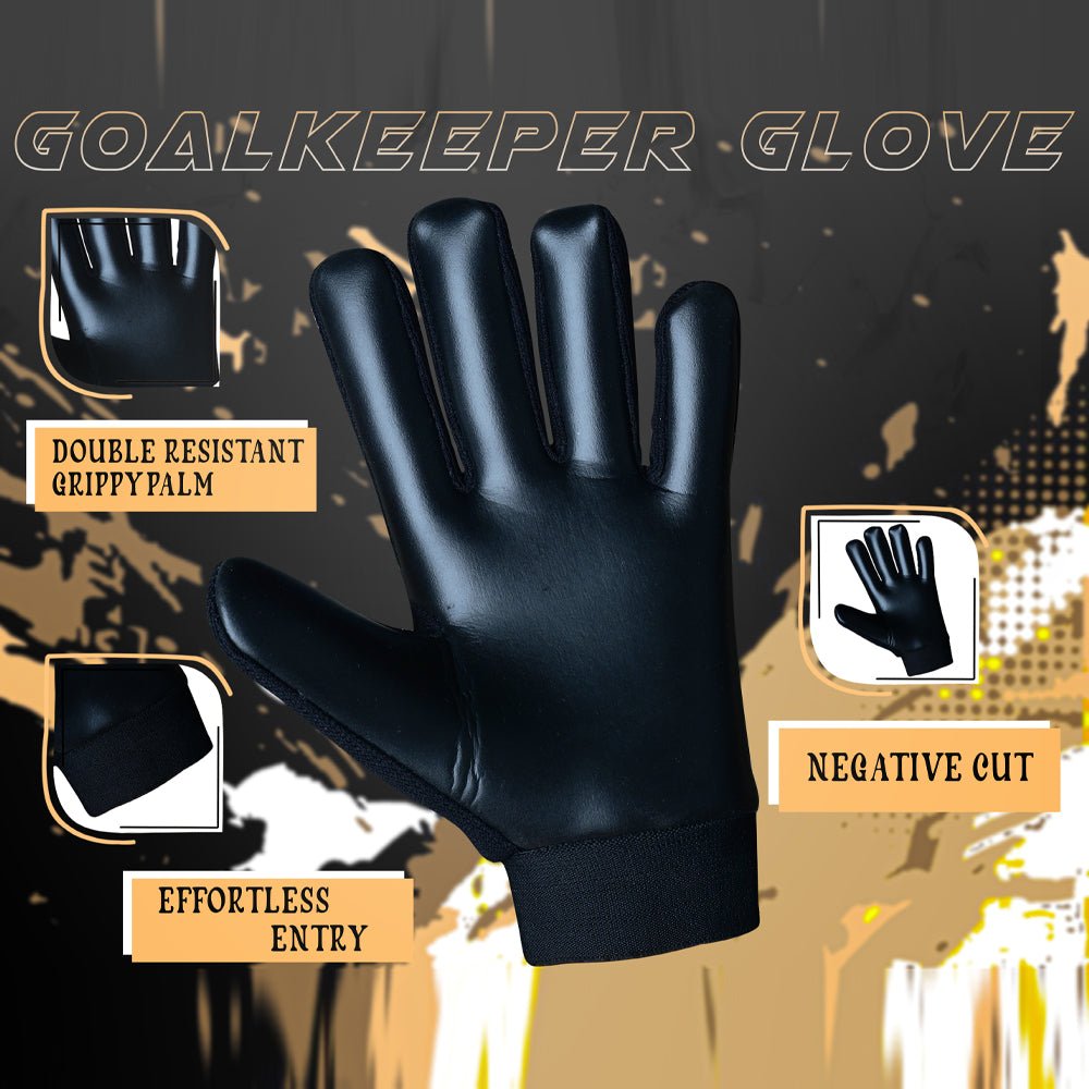 CLAWXEN Golden Kinder Torwarthandschuhe - Keeperking