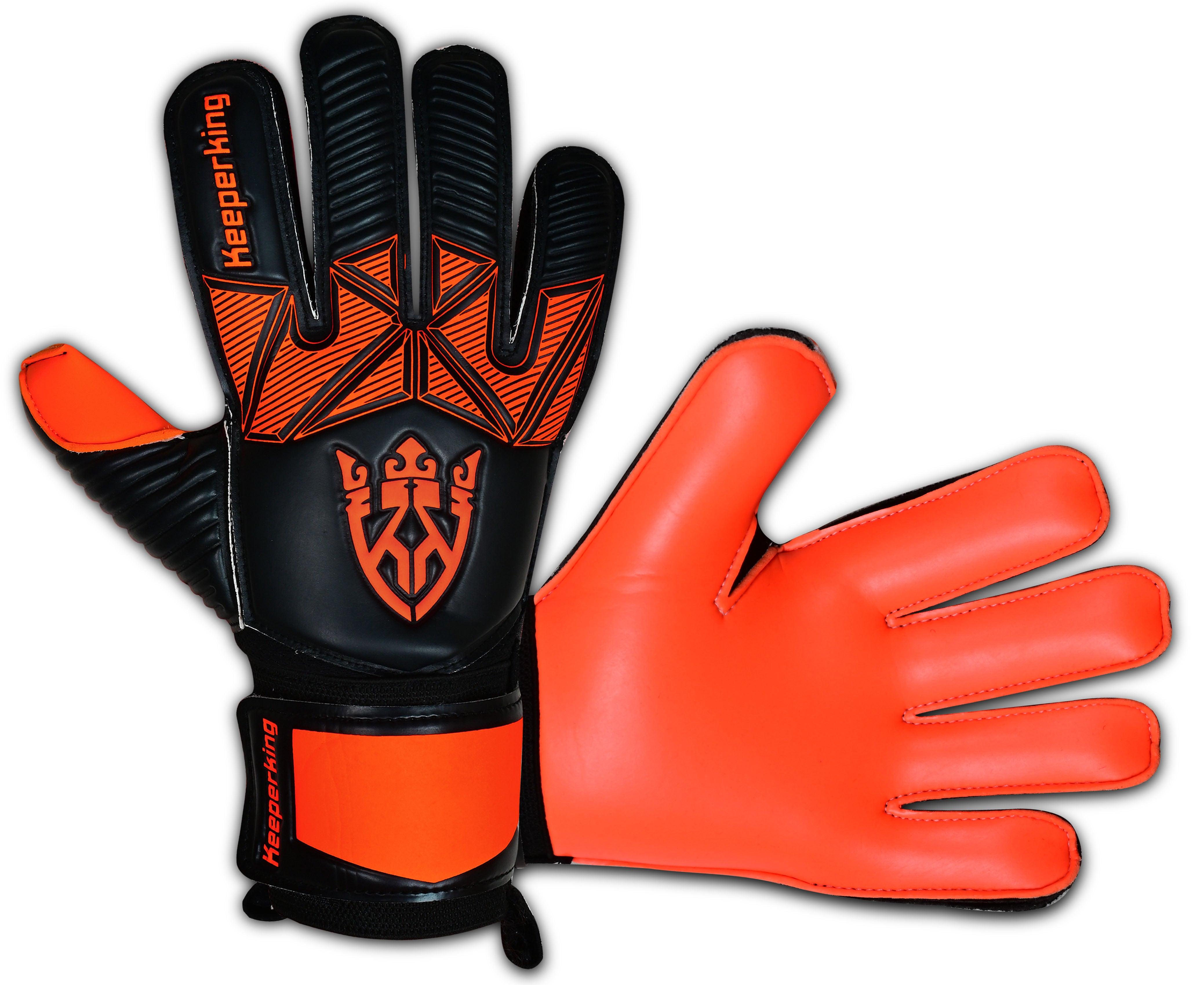 ALPHA ORANGE OHNE FINGERSAVE Torwarthandschuhe - Keeperking