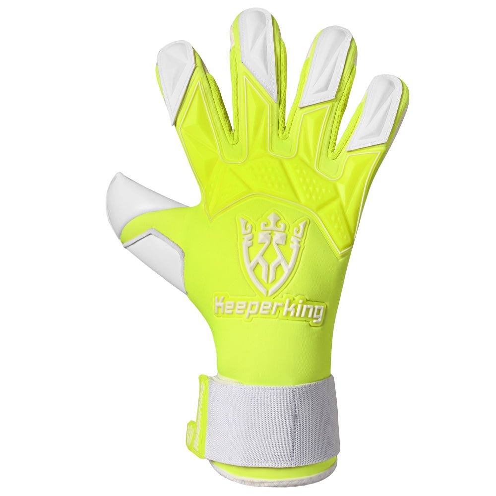 Gladiator Gelb Negative Cut Erwachsene Torwarthandschuhe - Keeperking