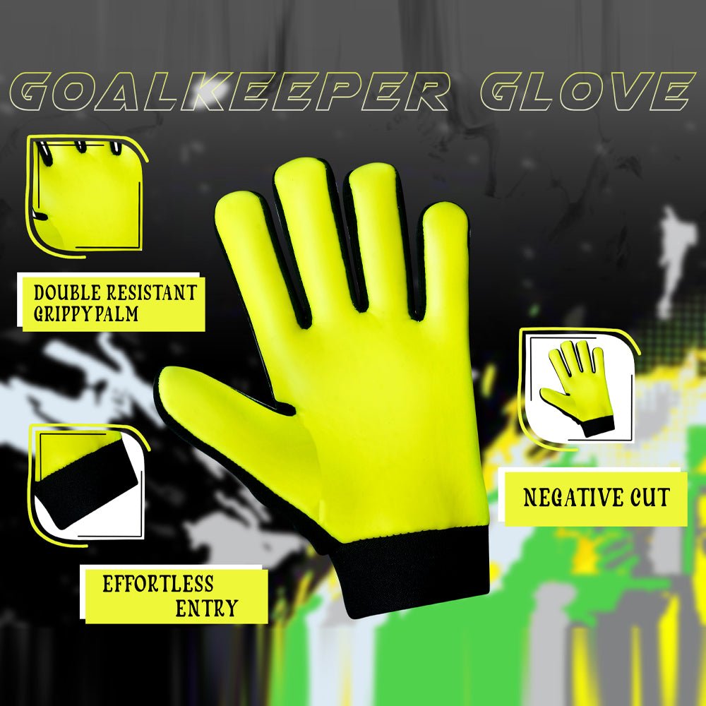 CLAWXEN Gelb Kinder Torwarthandschuhe - Keeperking