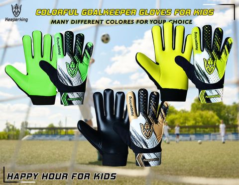 CLAWXEN GREEN children's goalkeeper gloves