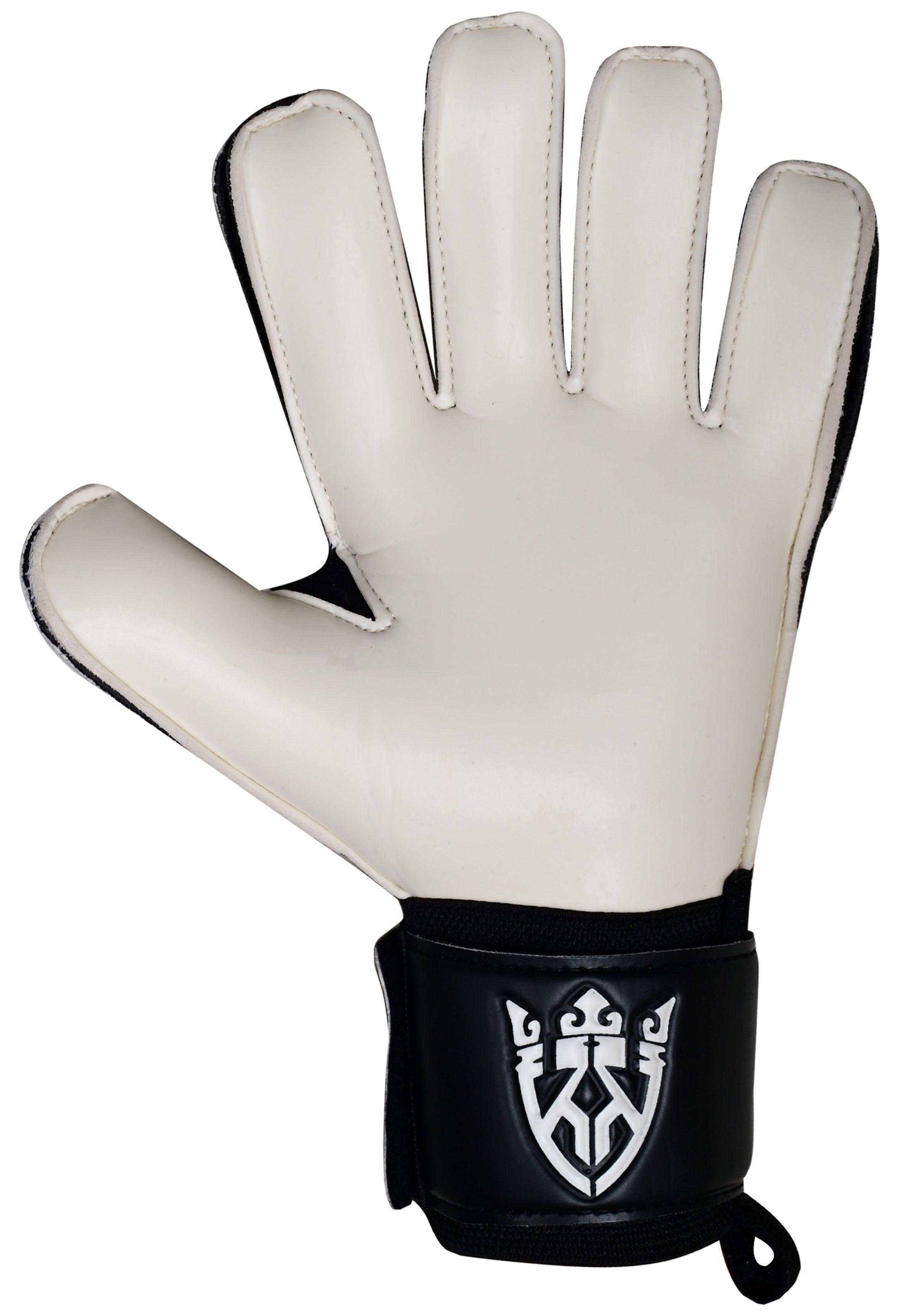 ALPHA WHITE OHNE FINGERSAVE Torwarthandschuhe - Keeperking