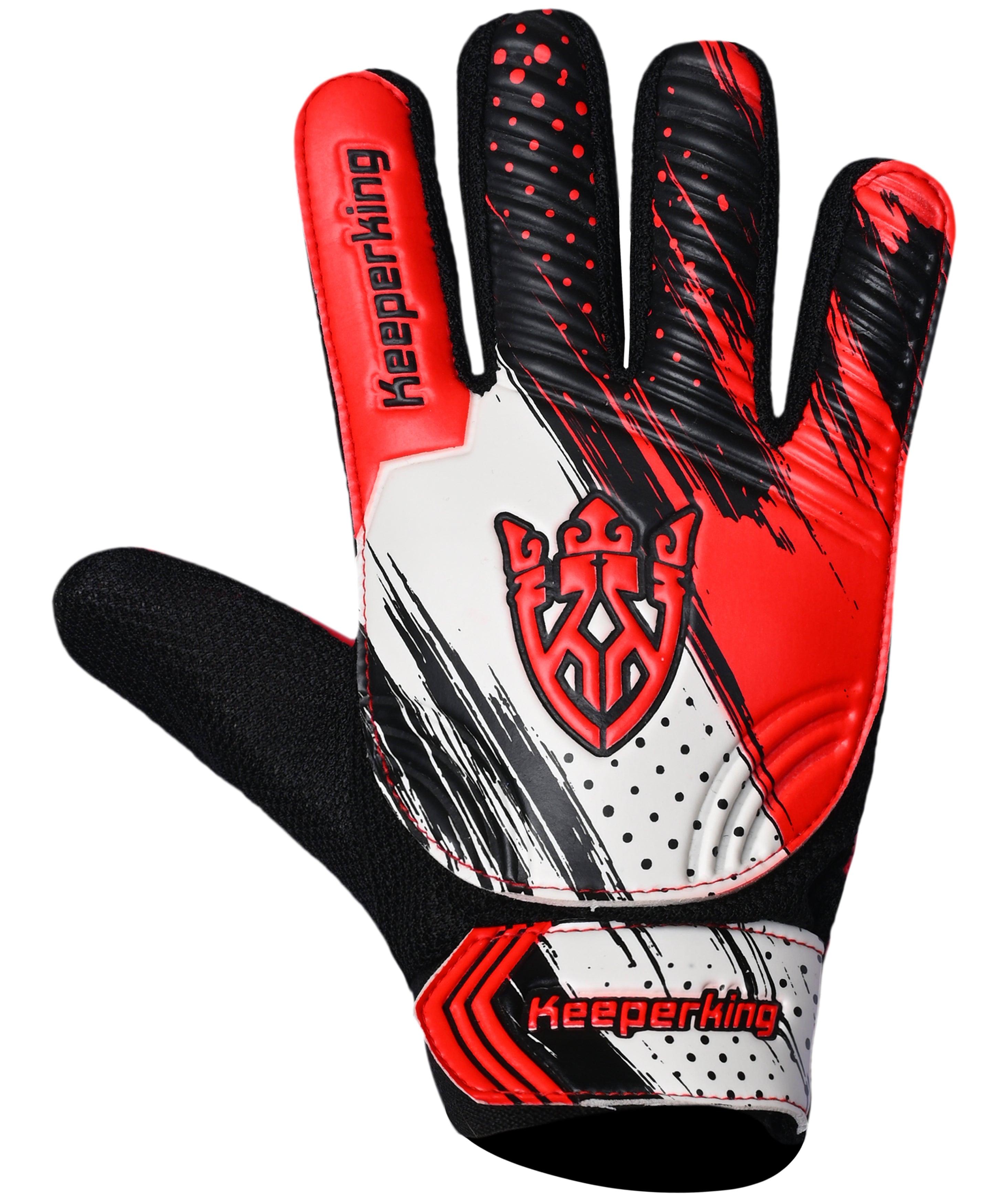 CLAWXEN Rot Kinder Torwarthandschuhe - Keeperking