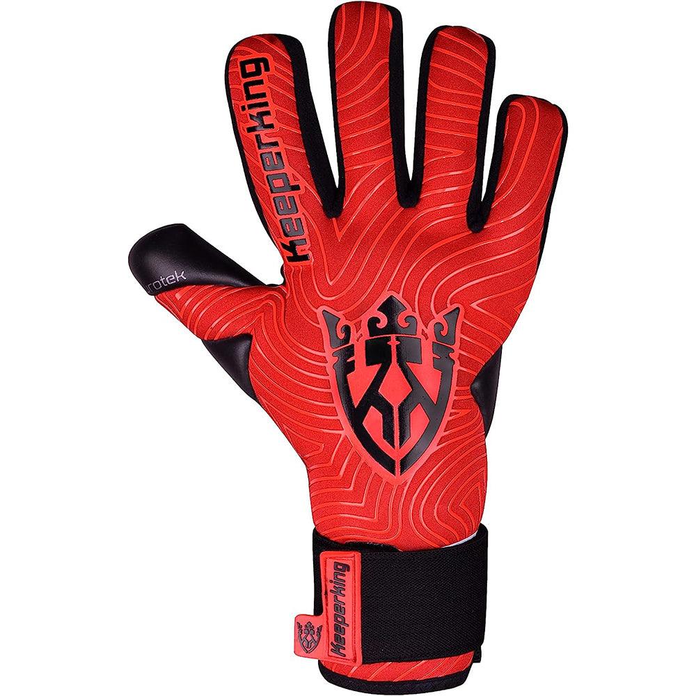 lack handschuhe rot Eurotek Rot-Schwarz-Negative Schnitt Torwarthandschuh