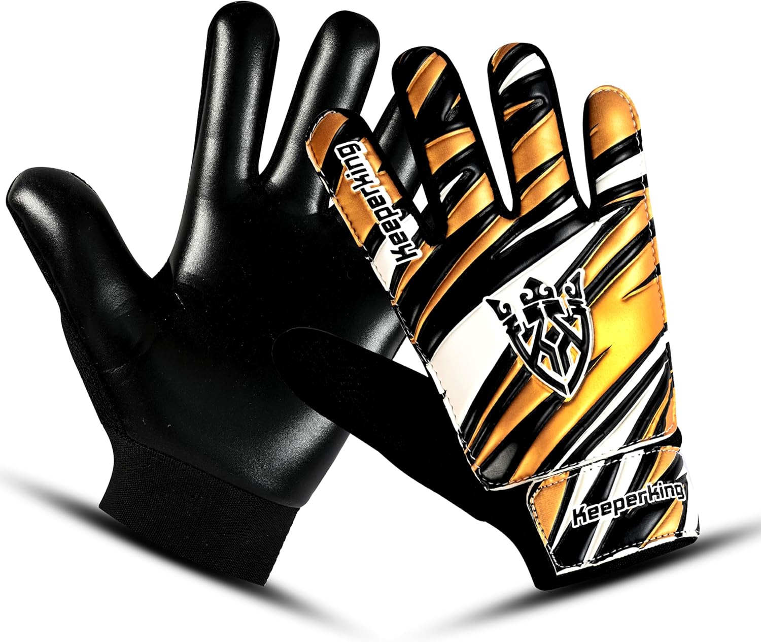 Claw Kinder-Torwarthandschuhe in Gold – Profi Torwart Handschuhe